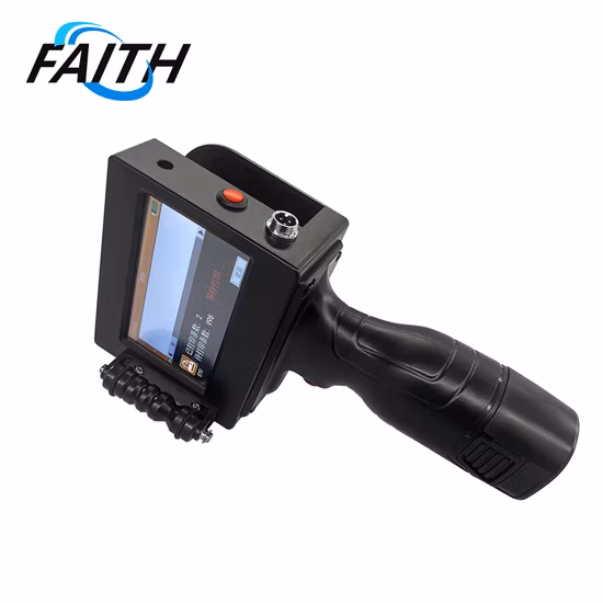 Impressora jato de tinta portátil inteligente Tij de 12,7 mm, data de validade, contagem de código, número de lote