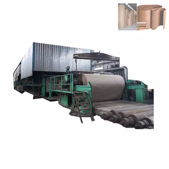 Máquina para fazer papel ondulado de papel Kraft de papelão para venda